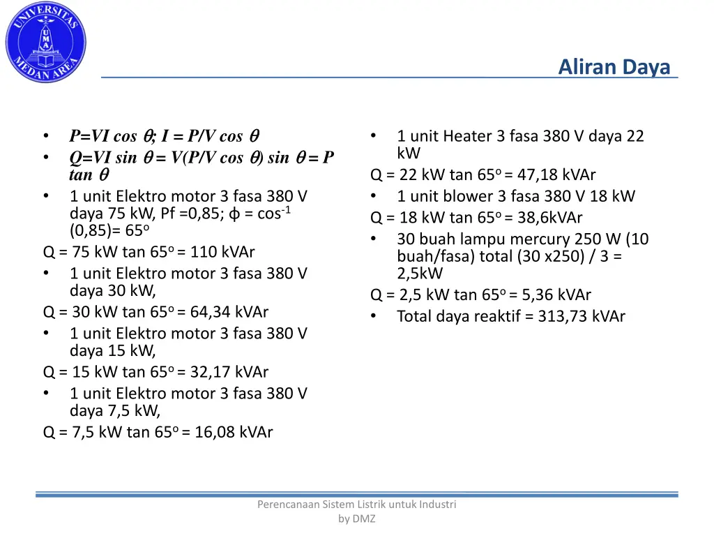 aliran daya 8