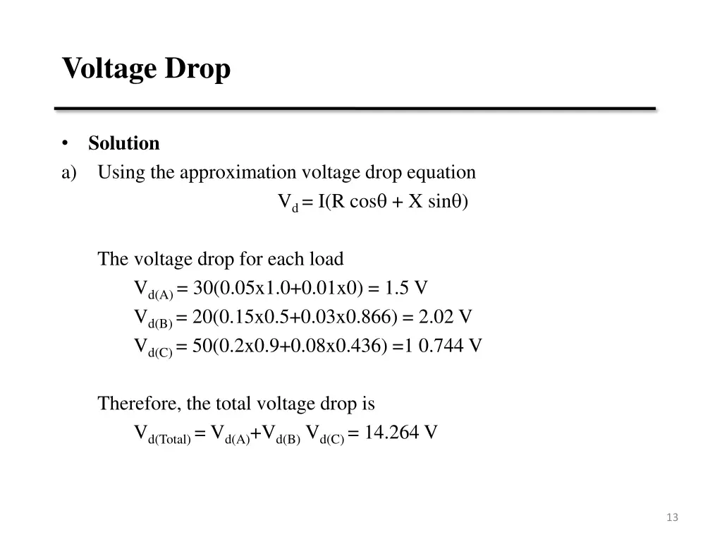 voltage drop 6