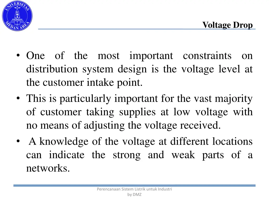 voltage drop