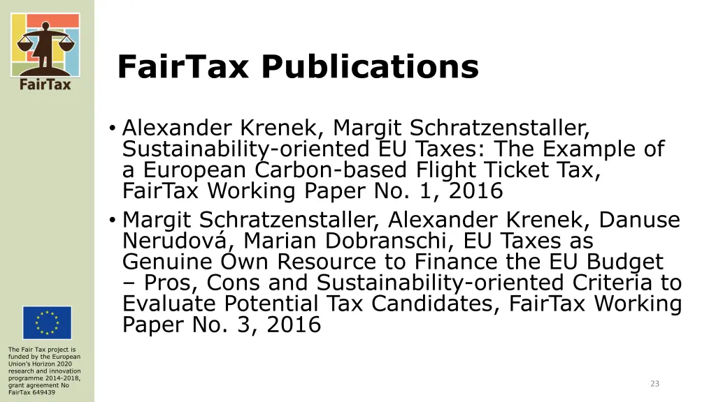 fairtax publications