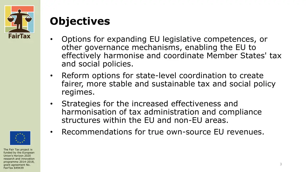 objectives