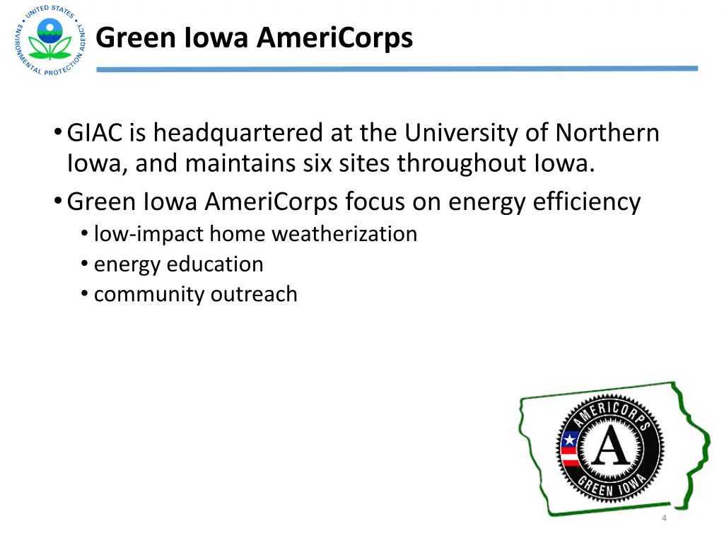 green iowa americorps
