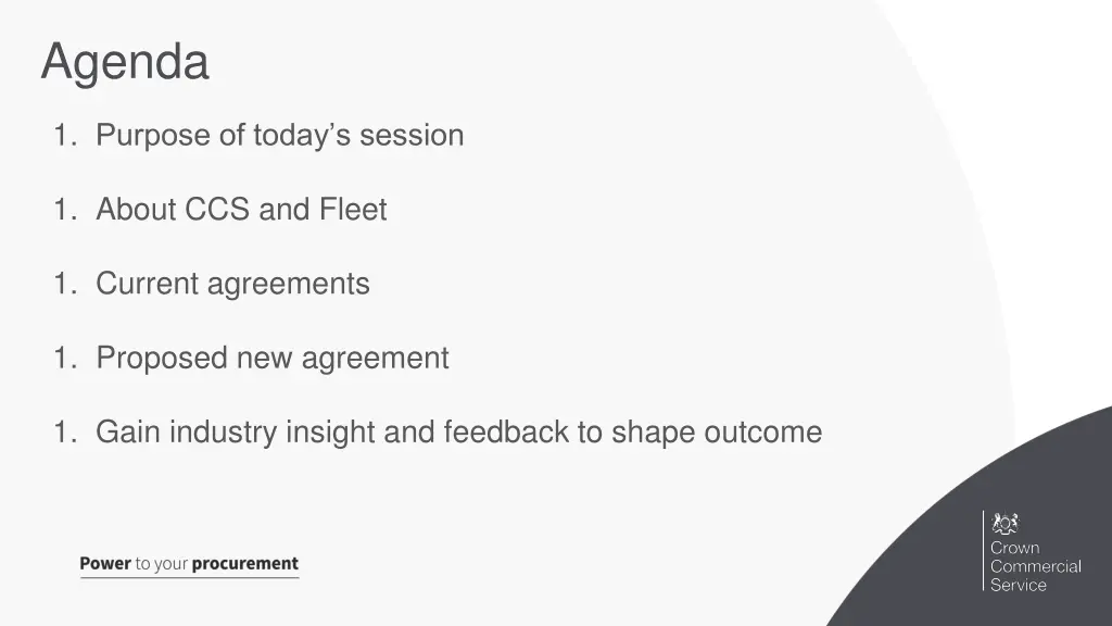 agenda
