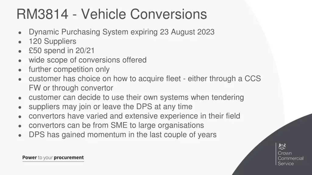 rm3814 vehicle conversions