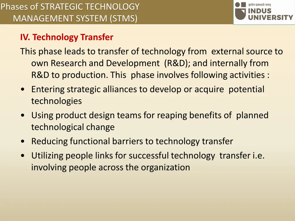 phases of strategic technology management system 3