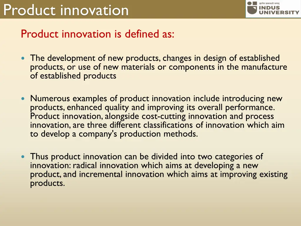 product innovation 2