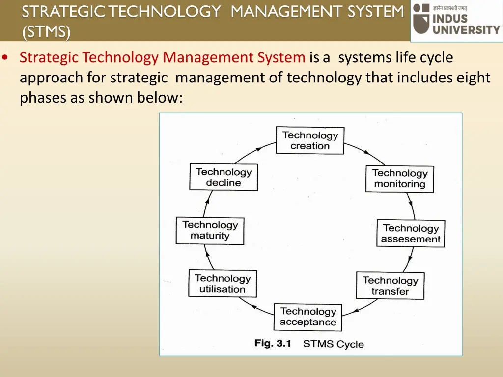 strategic technology management system stms 1