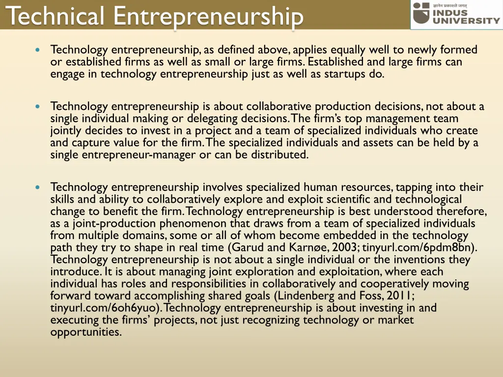 technical entrepreneurship 3