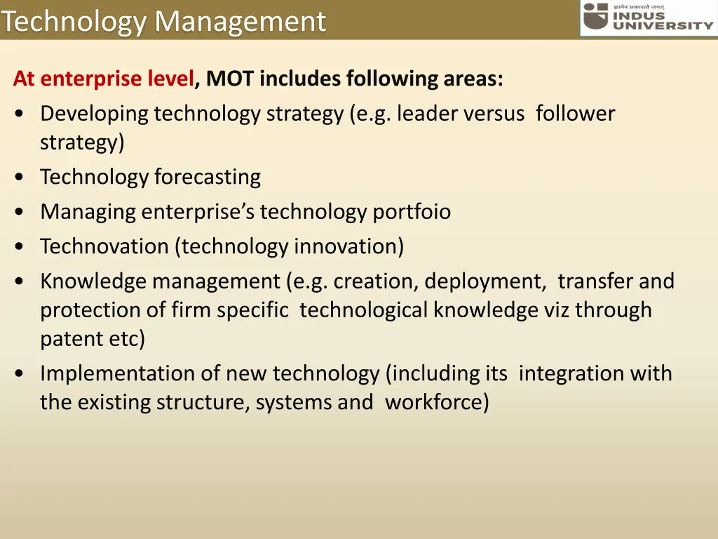 technology management 6