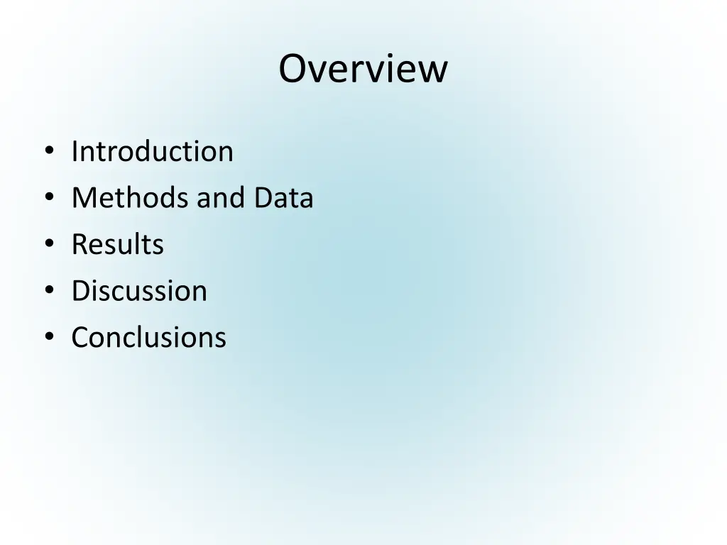 overview