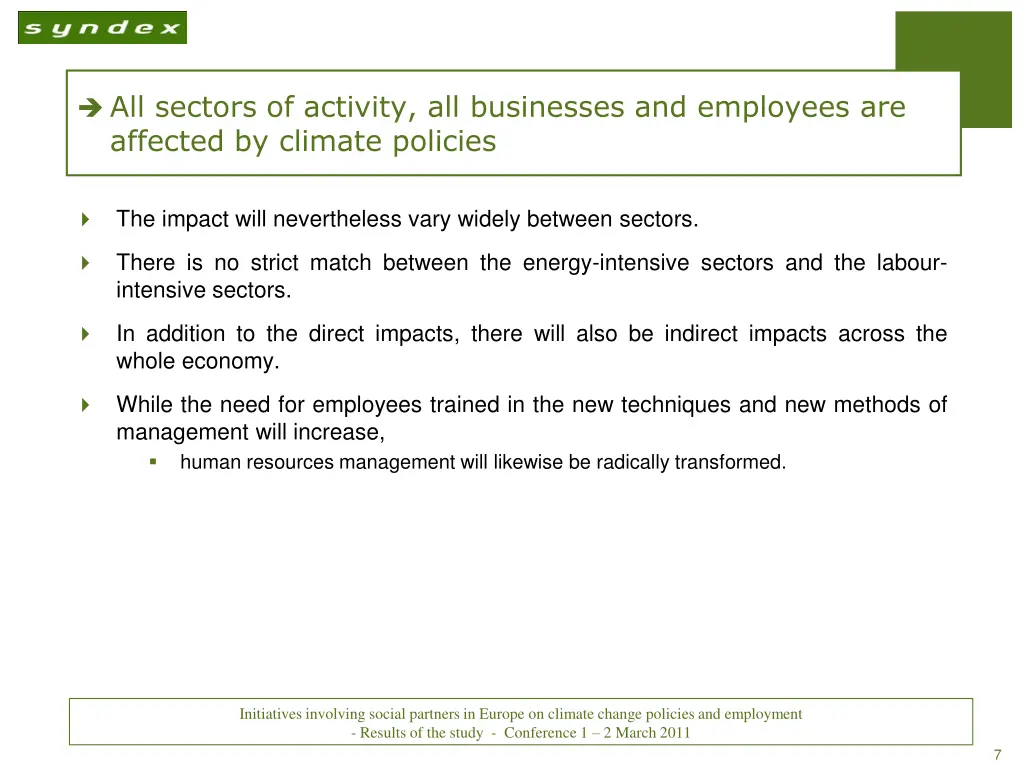 all sectors of activity all businesses