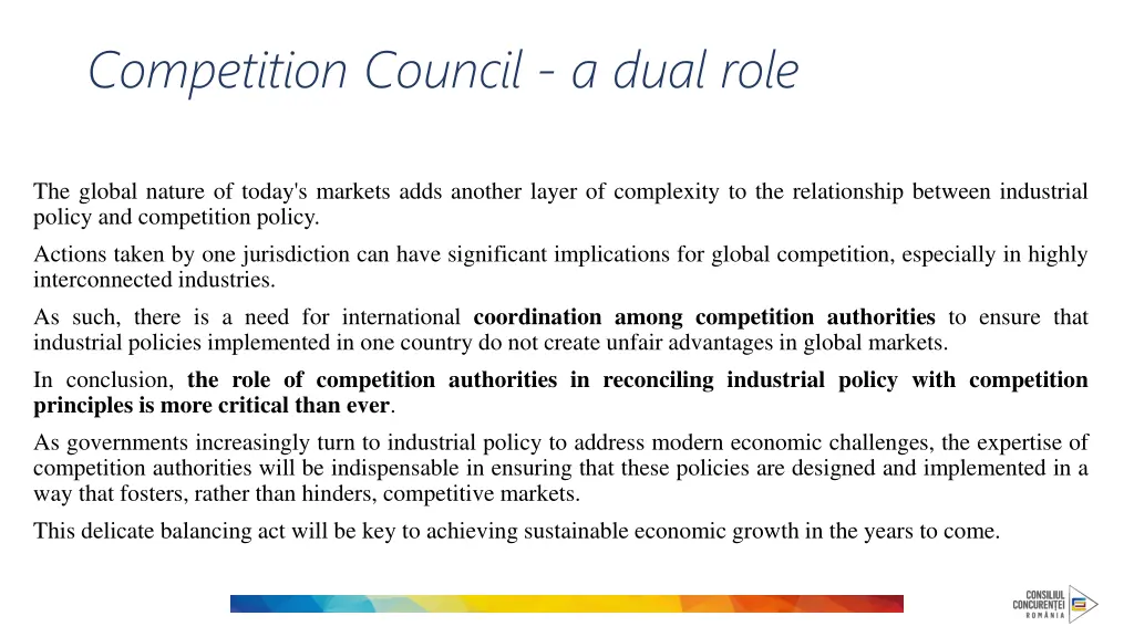 competition council a dual role 1