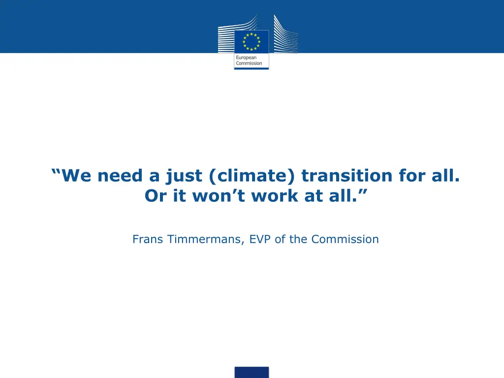 we need a just climate transition