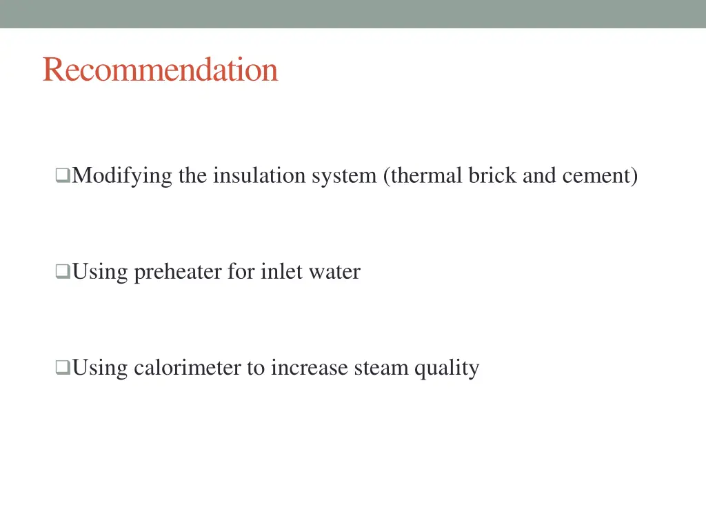 recommendation