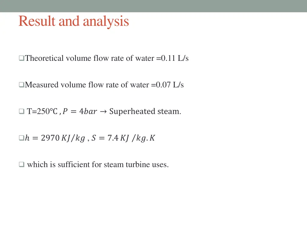 result and analysis