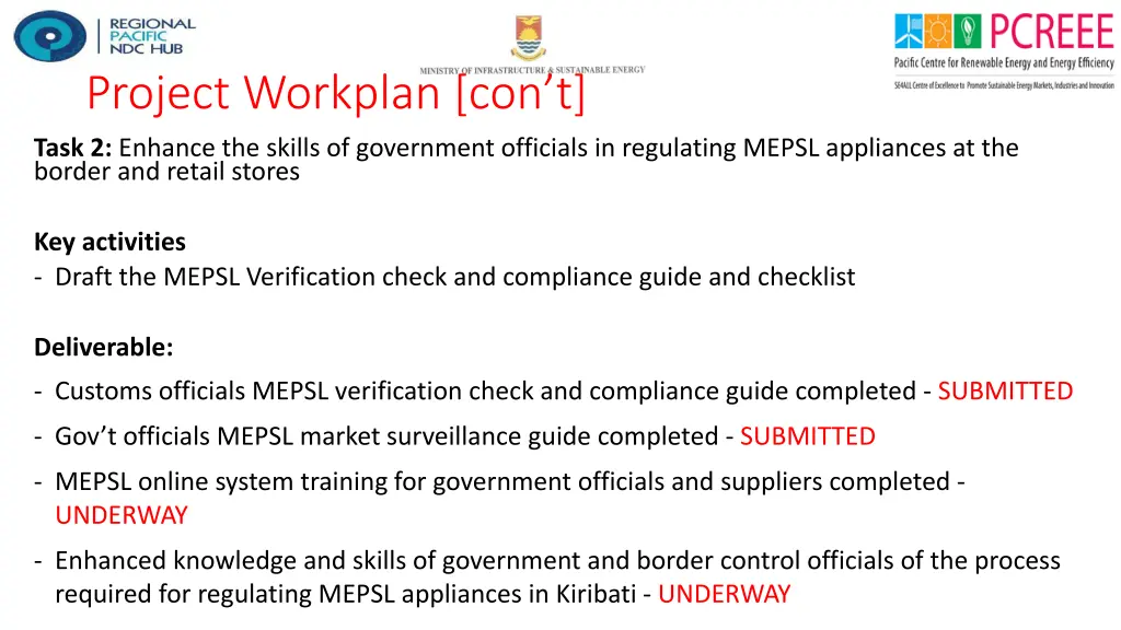 project workplan con t task 2 enhance the skills