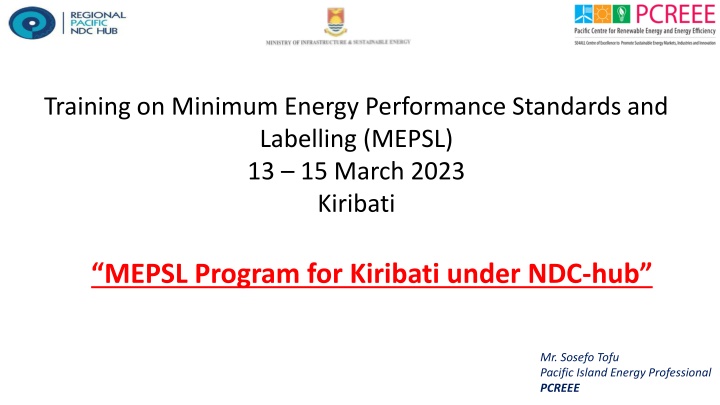 training on minimum energy performance standards