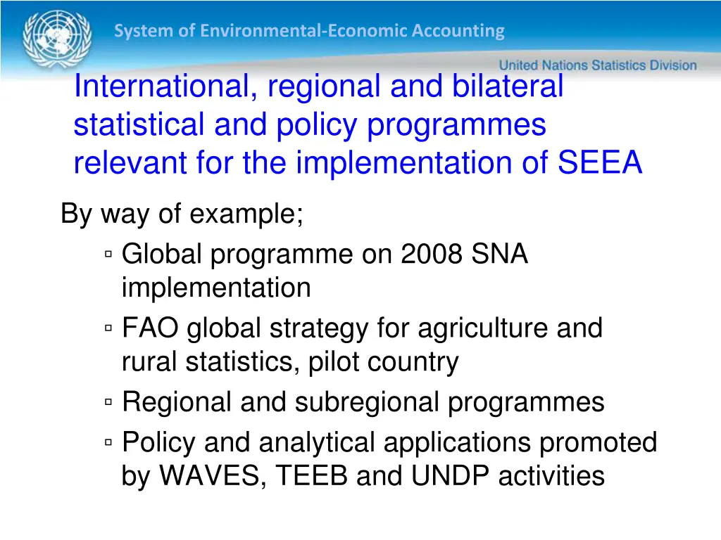 system of environmental economic accounting 10