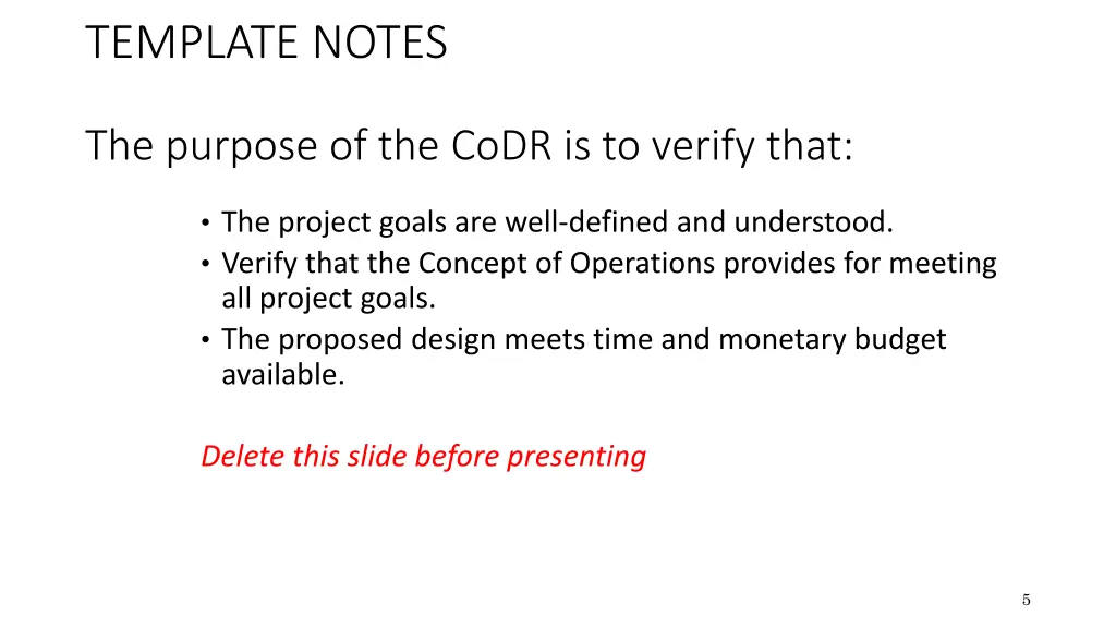 template notes 1