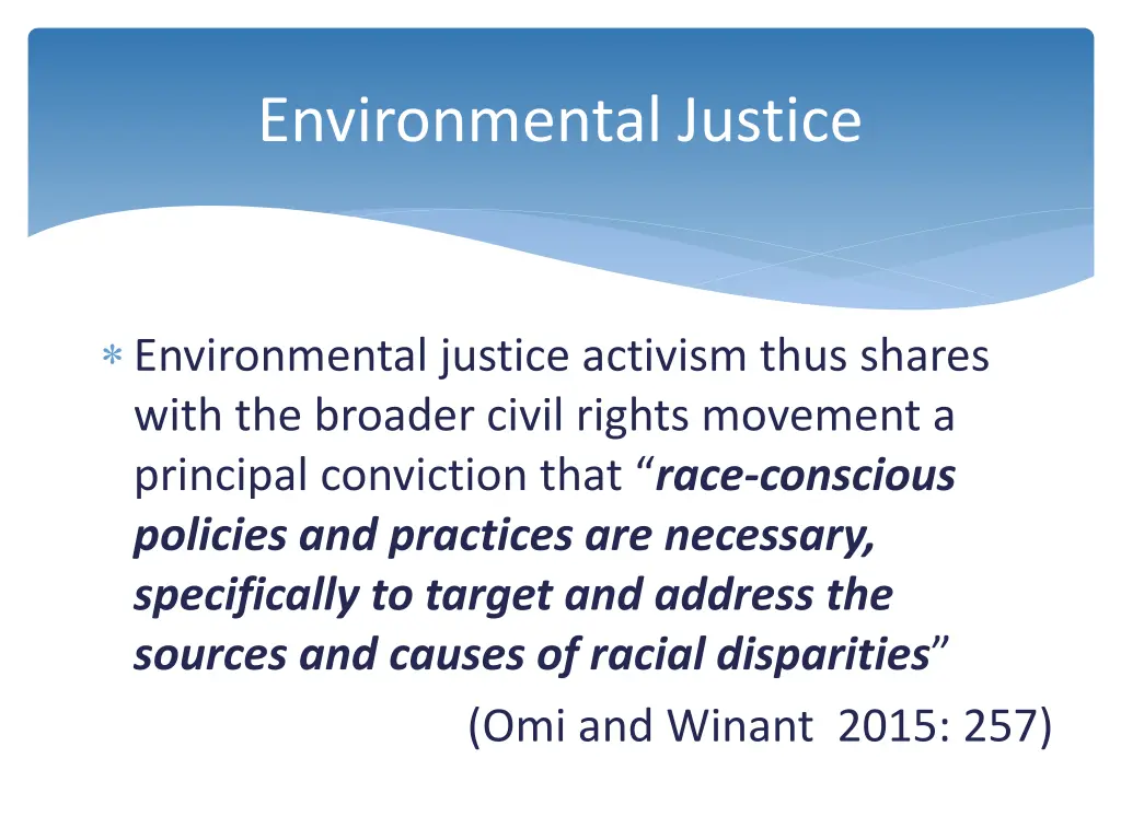 environmental justice