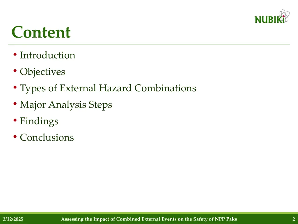 content introduction objectives types of external