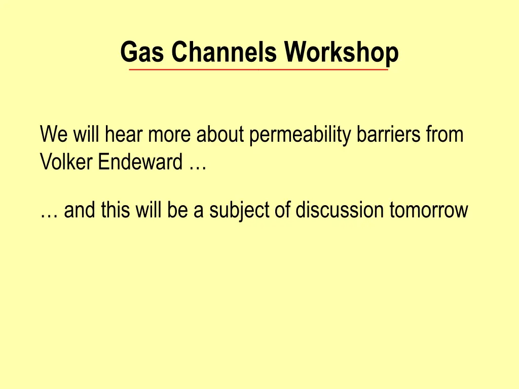 gas channels workshop 1
