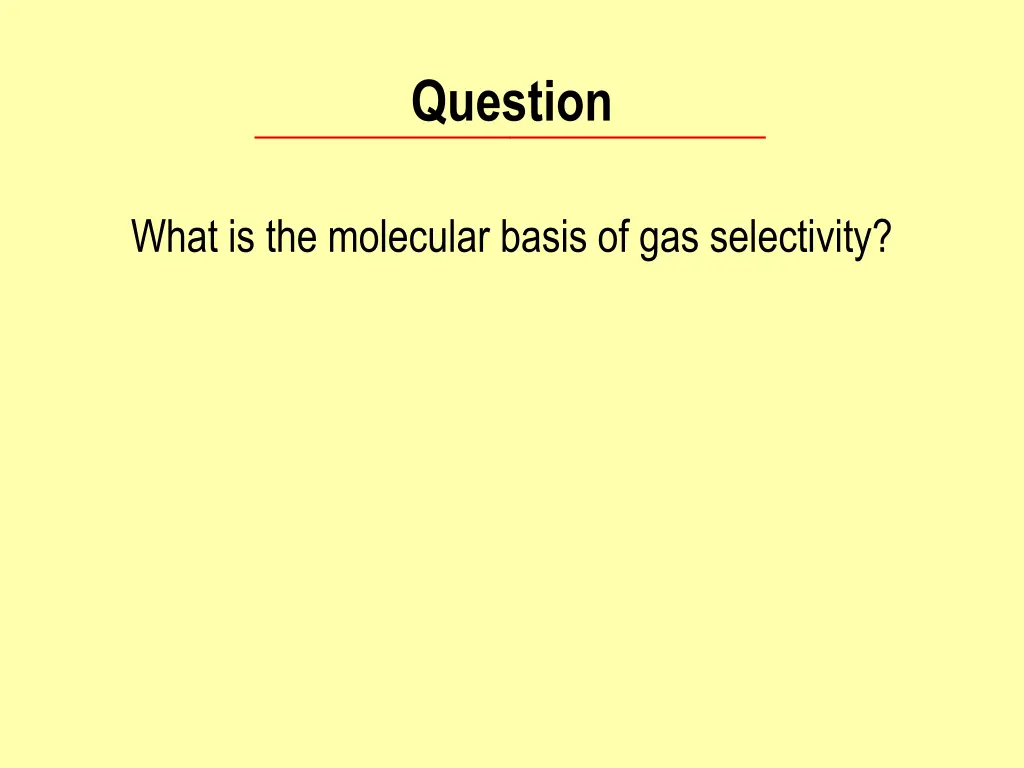 question