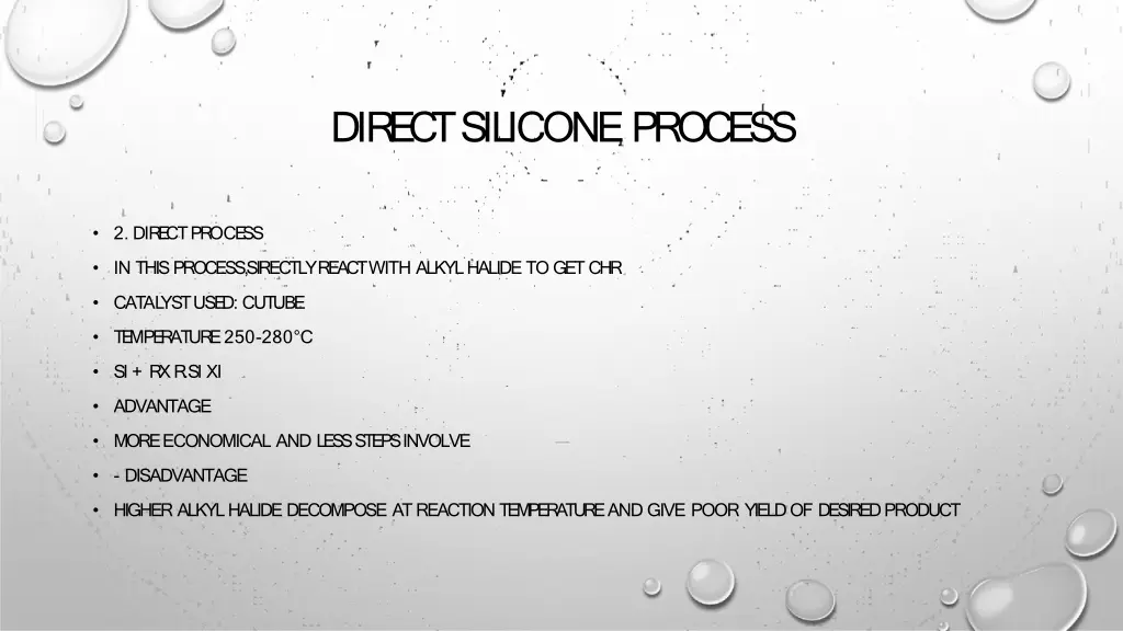 directsiliconeprocess