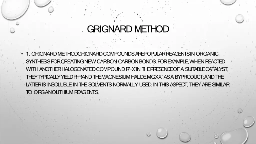 grignardmethod