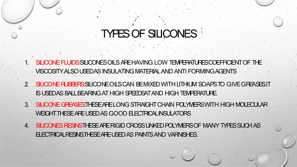 typesofsilicones