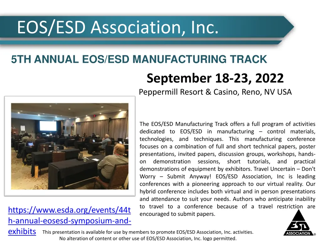 eos esd association inc 1