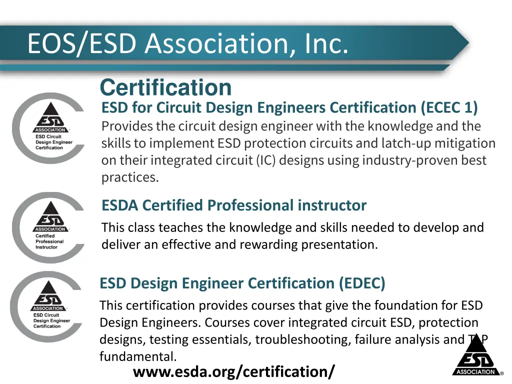 eos esd association inc 6