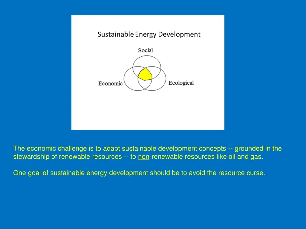 the economic challenge is to adapt sustainable