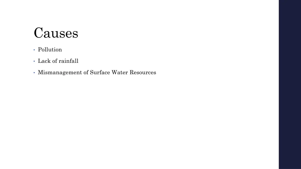 causes