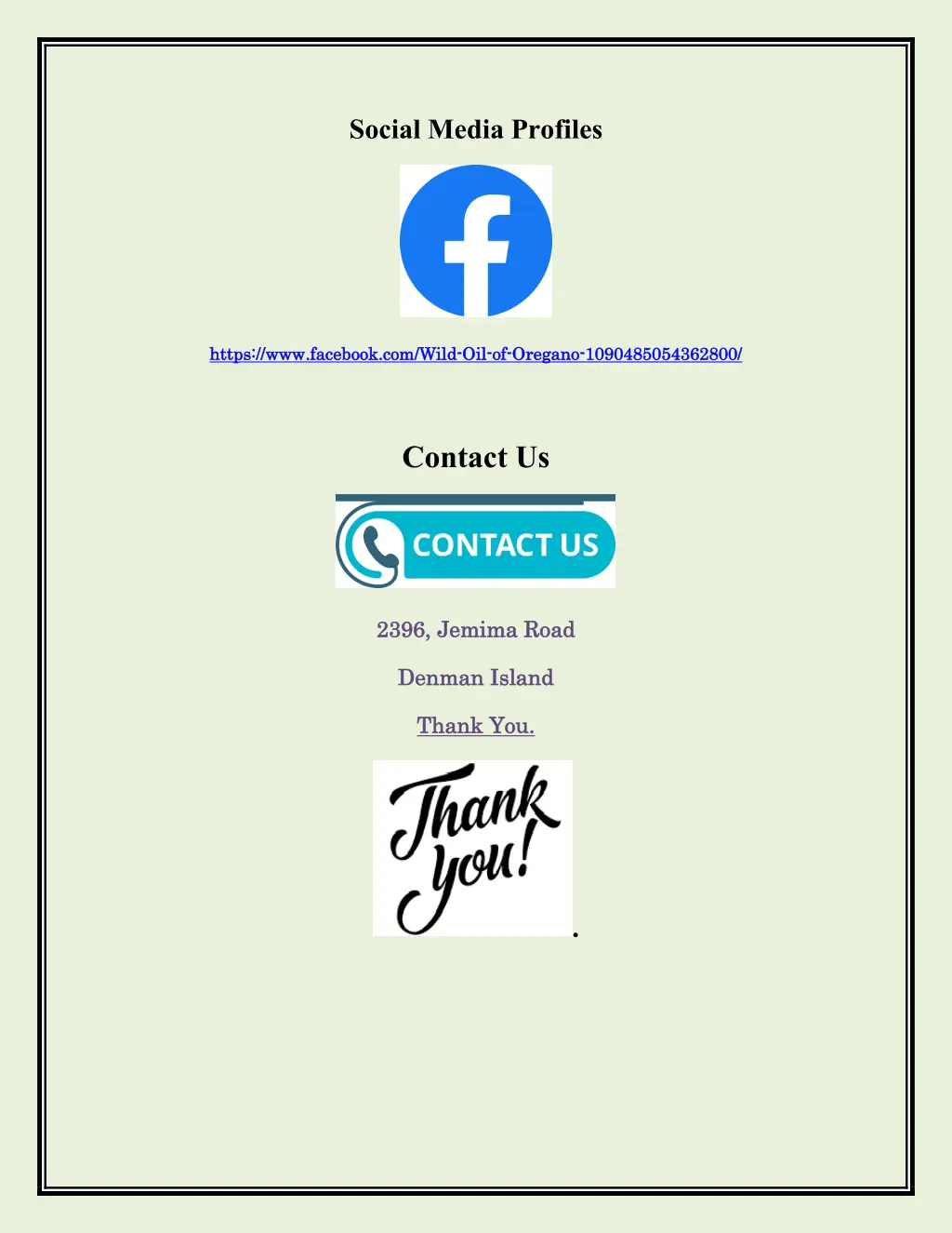 social media profiles