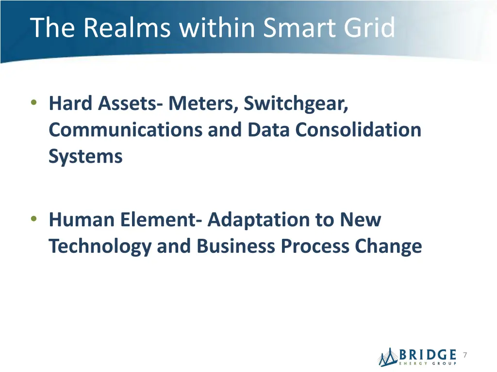 the realms within smart grid