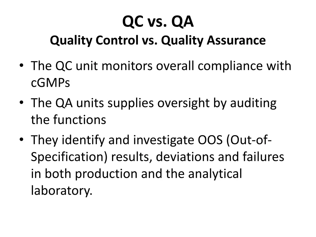 qc vs qa