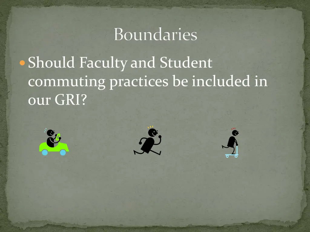 boundaries