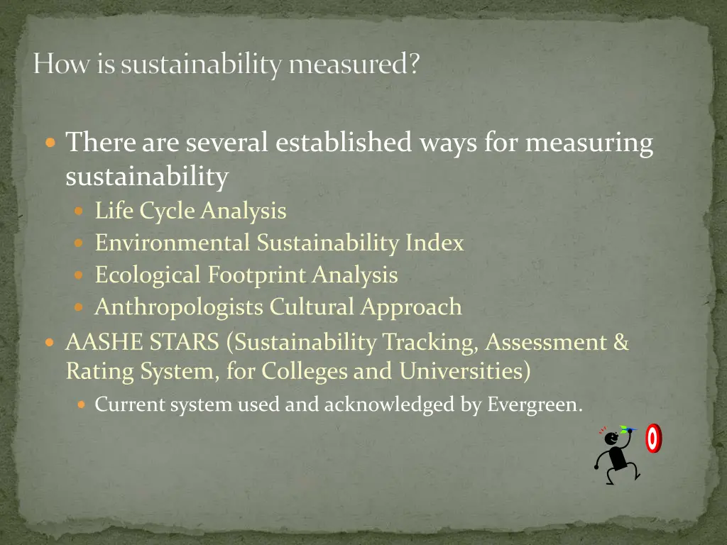how is sustainability measured