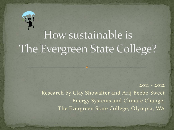 how sustainable is the evergreen state college
