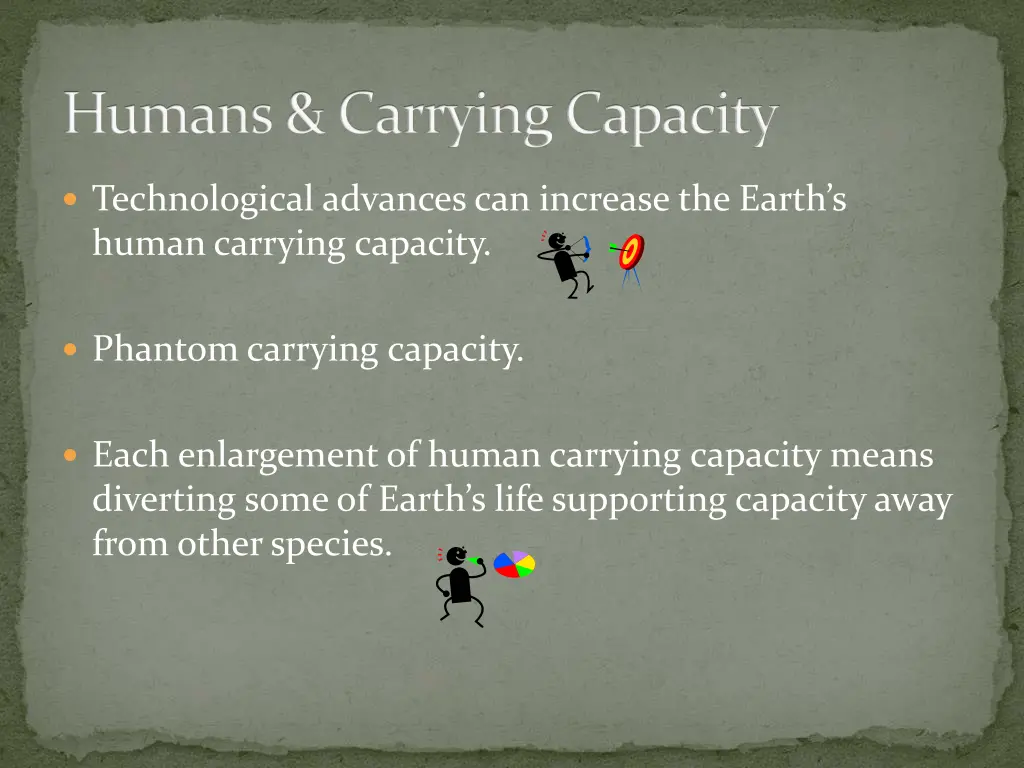 humans carrying capacity