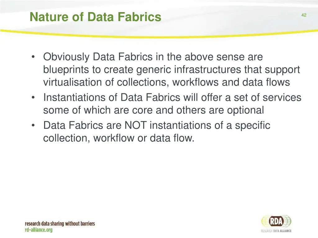 nature of data fabrics