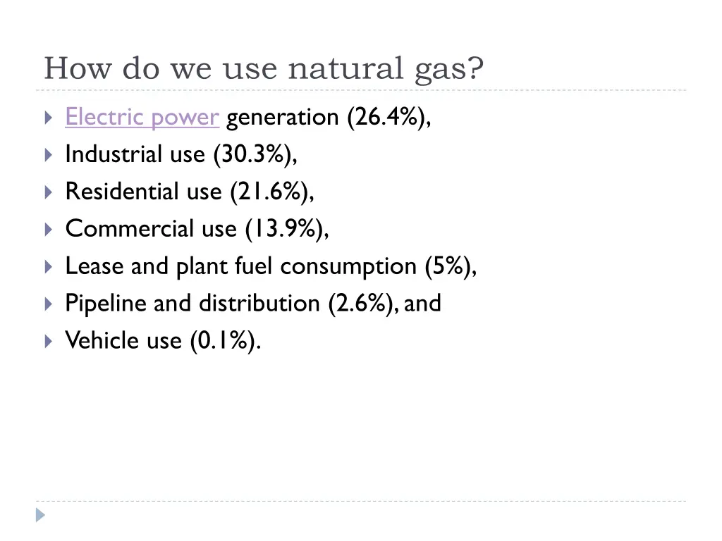 how do we use natural gas