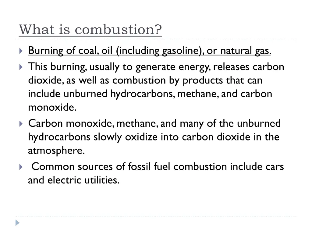 what is combustion