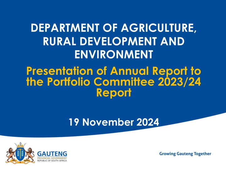 department of agriculture rural development