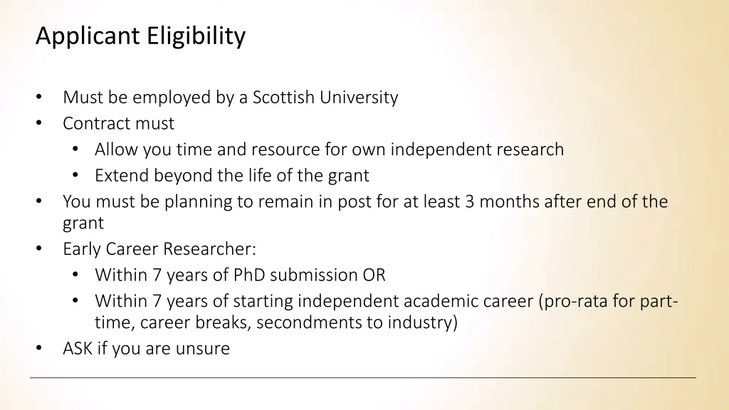 applicant eligibility