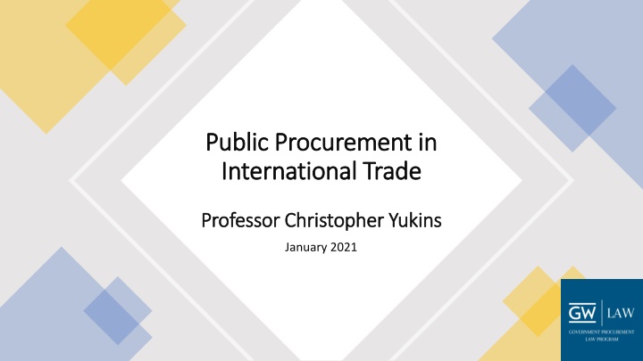 public procurement in public procurement