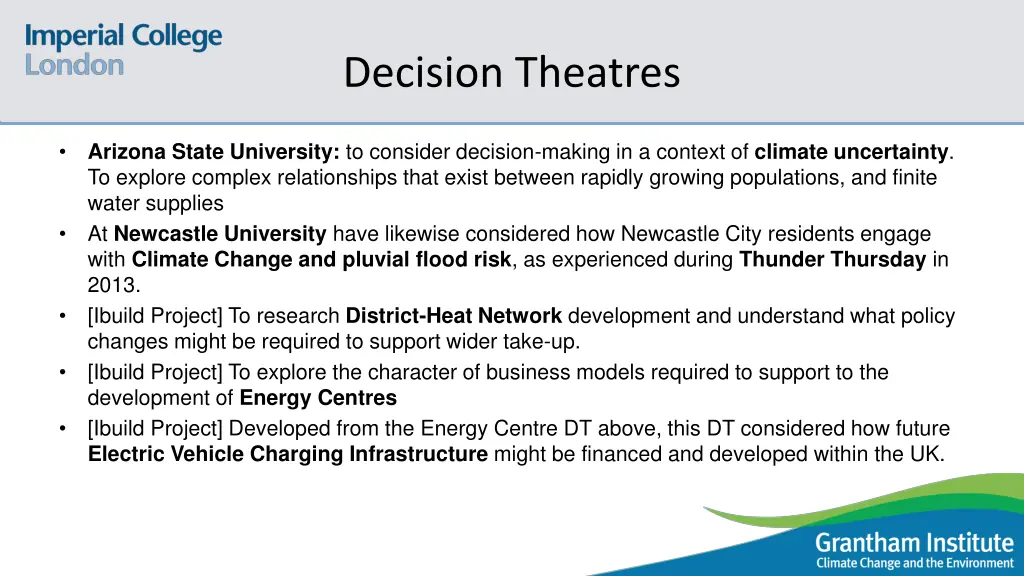 decision theatres 1