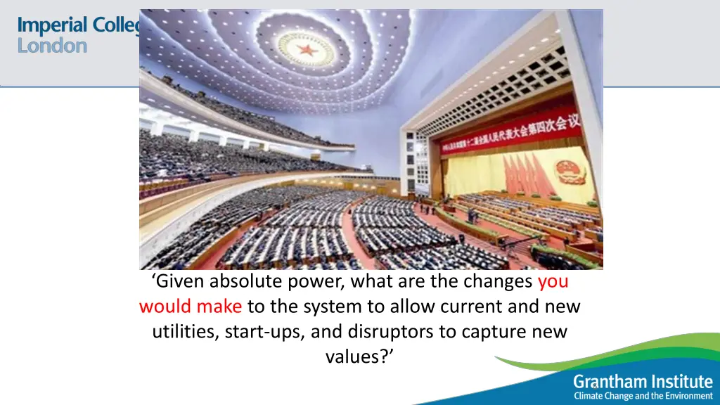 given absolute power what are the changes