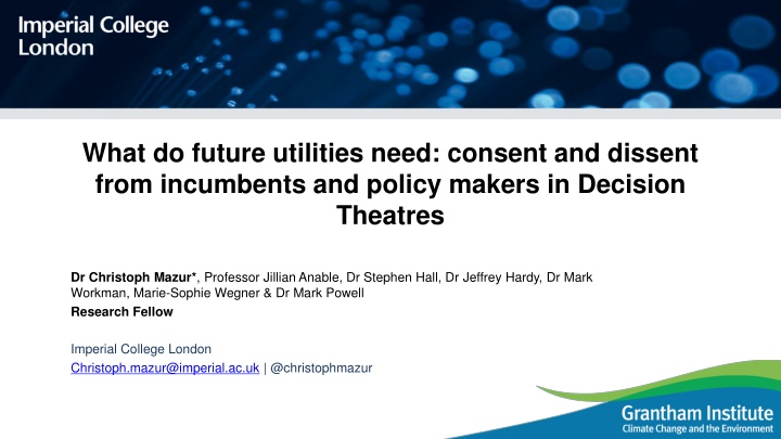 what do future utilities need consent and dissent